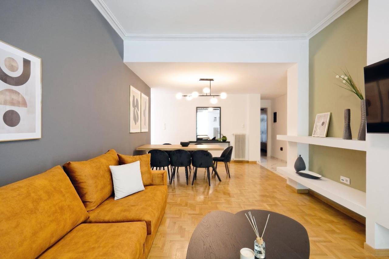 Elegant Big Apartment In Athens Center With Balcony Dış mekan fotoğraf
